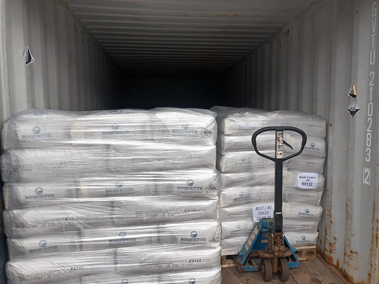 Container starch