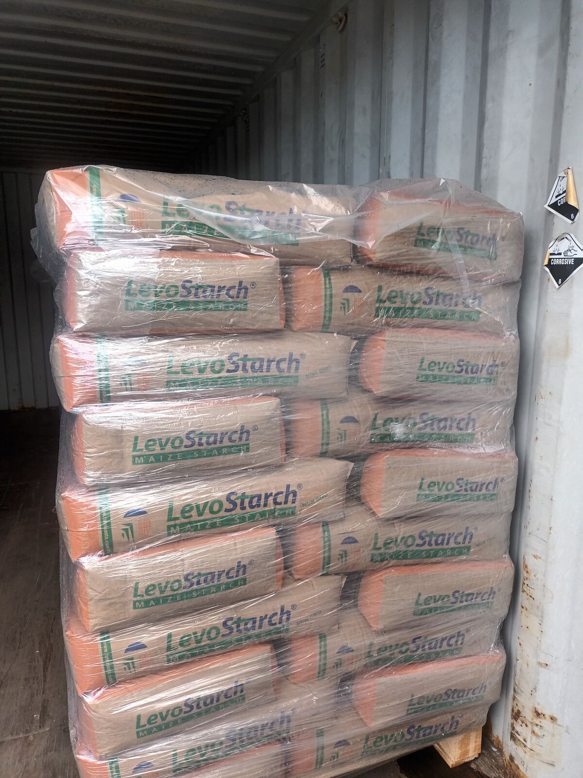 Maize starch pallets